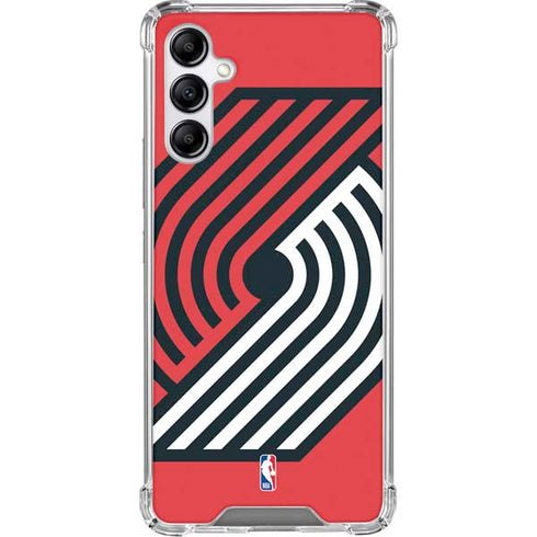NBA Portland Trail Blazers Large Logo Galaxy A15 5G Clear Case