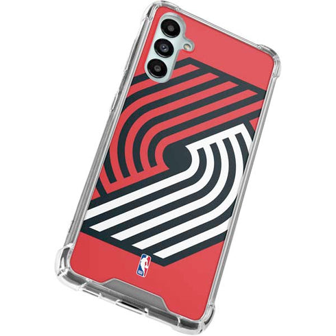 NBA Portland Trail Blazers Large Logo Galaxy A15 5G Clear Case