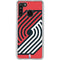 NBA Portland Trail Blazers Large Logo Galaxy A21 Clear Case