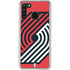 NBA Portland Trail Blazers Large Logo Galaxy A21 Clear Case
