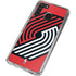 NBA Portland Trail Blazers Large Logo Galaxy A21 Clear Case