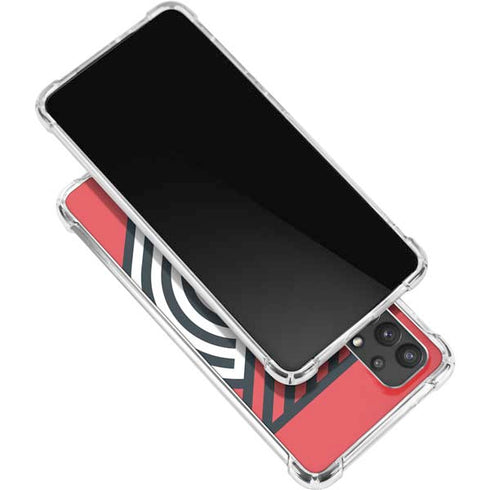 NBA Portland Trail Blazers Large Logo Galaxy A32 5G Clear Case