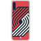 NBA Portland Trail Blazers Large Logo Galaxy A50 Clear Case