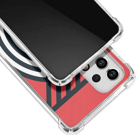 NBA Portland Trail Blazers Large Logo Galaxy A53 5G Clear Case