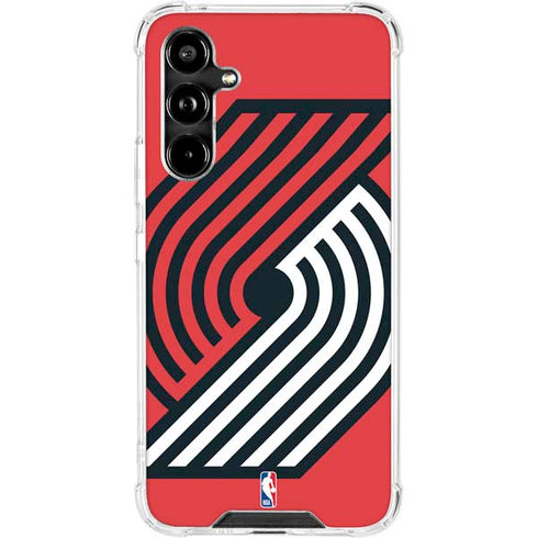 NBA Portland Trail Blazers Large Logo Galaxy A54 5G Clear Case