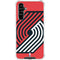 NBA Portland Trail Blazers Large Logo Galaxy A54 5G Clear Case