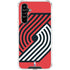 NBA Portland Trail Blazers Large Logo Galaxy A54 5G Clear Case