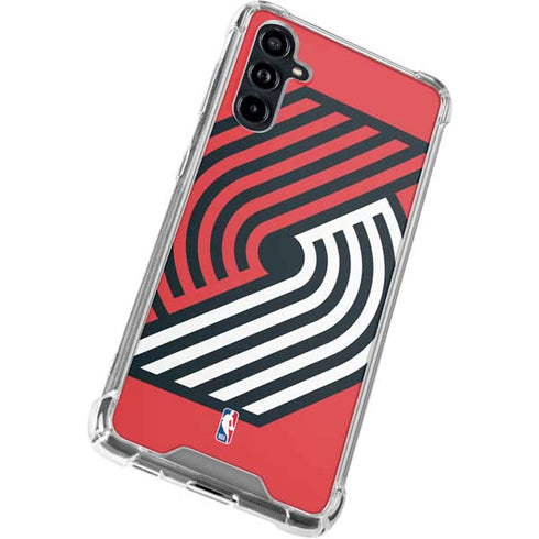 NBA Portland Trail Blazers Large Logo Galaxy A54 5G Clear Case
