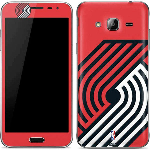 NBA Portland Trail Blazers Large Logo Galaxy J3 Skin