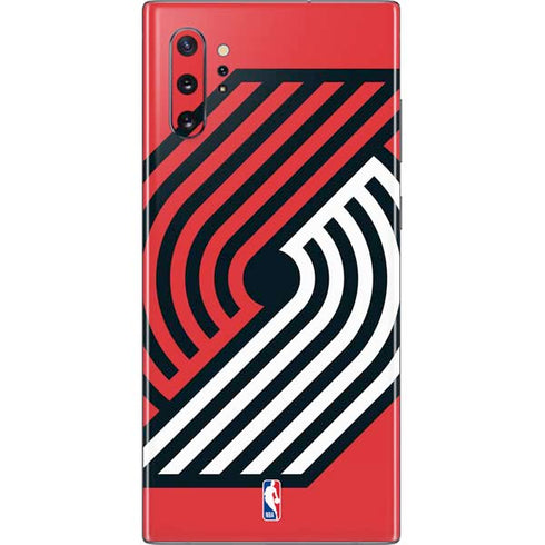 NBA Portland Trail Blazers Large Logo Galaxy Note 10 Plus Skin