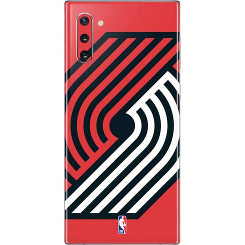 NBA Portland Trail Blazers Large Logo Galaxy Note 10 Skin
