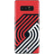 NBA Portland Trail Blazers Large Logo Galaxy Note 8 Skin
