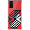 NBA Portland Trail Blazers Large Logo Galaxy Note20 5G Clear Case