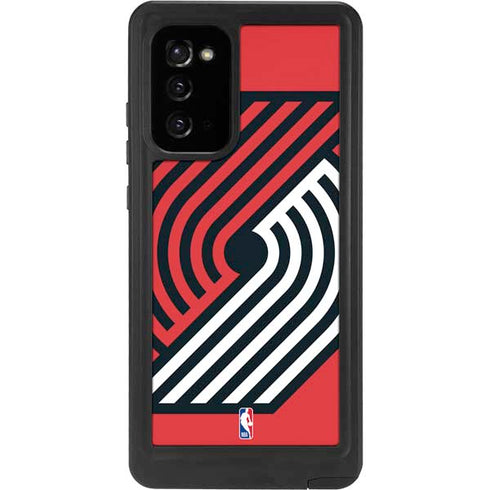 NBA Portland Trail Blazers Large Logo Galaxy Note20 5G Waterproof Case