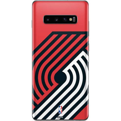 NBA Portland Trail Blazers Large Logo Galaxy S10 Plus Skin