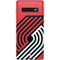 NBA Portland Trail Blazers Large Logo Galaxy S10 Skin