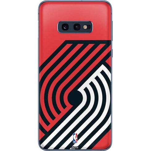 NBA Portland Trail Blazers Large Logo Galaxy S10e Skin