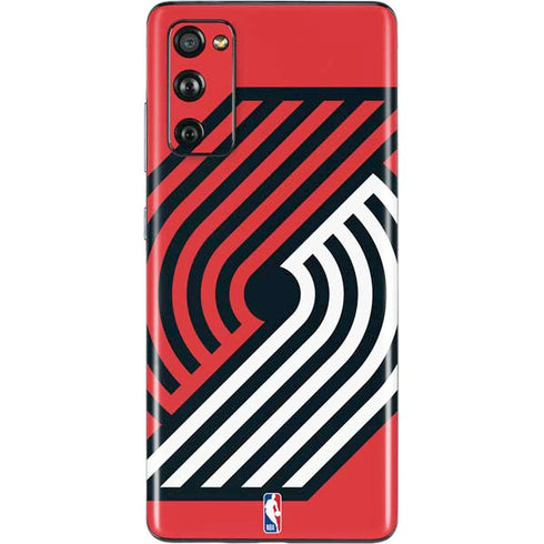 NBA Portland Trail Blazers Large Logo Galaxy S20 Fan Edition Skin