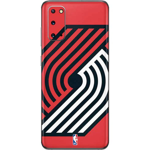 NBA Portland Trail Blazers Large Logo Galaxy S20 Skin