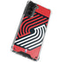 NBA Portland Trail Blazers Large Logo Galaxy S21 5G Clear Case