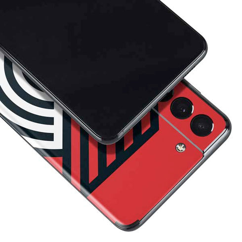 NBA Portland Trail Blazers Large Logo Galaxy S21 5G Skin