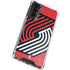 NBA Portland Trail Blazers Large Logo Galaxy S21 FE Clear Case