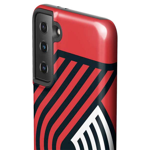 NBA Portland Trail Blazers Large Logo Galaxy S21 FE Pro Case