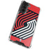 NBA Portland Trail Blazers Large Logo Galaxy S22 Clear Case