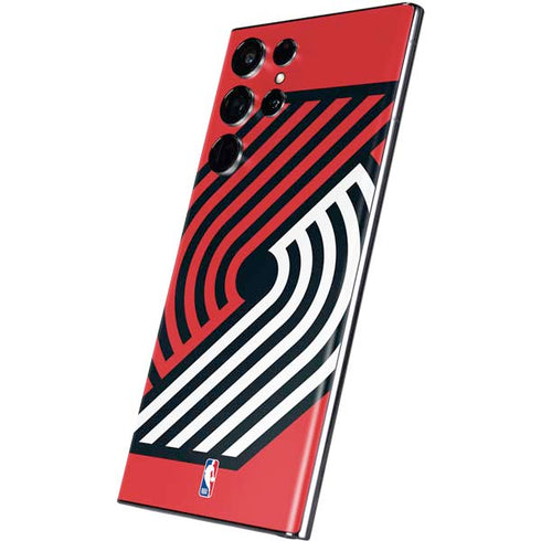 NBA Portland Trail Blazers Large Logo Galaxy S22 Ultra Skin