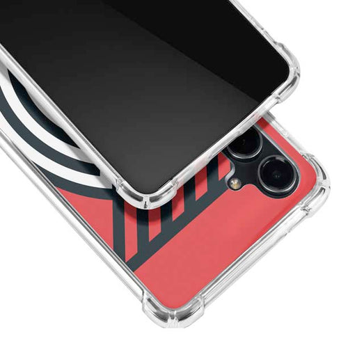 NBA Portland Trail Blazers Large Logo Galaxy S23 FE Clear Case