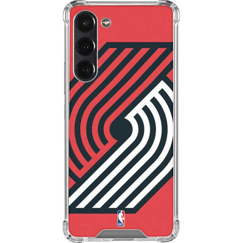 NBA Portland Trail Blazers Large Logo Galaxy S23 Plus Clear Case
