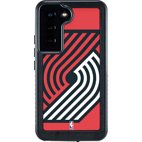 NBA Portland Trail Blazers Large Logo Galaxy S23 Waterproof Case