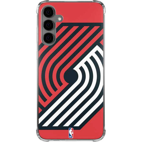 NBA Portland Trail Blazers Large Logo Galaxy S24 Plus Clear Case
