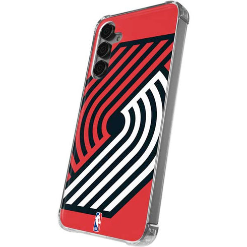 NBA Portland Trail Blazers Large Logo Galaxy S24 Plus Clear Case
