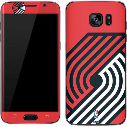 NBA Portland Trail Blazers Large Logo Galaxy S7 Skin