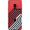 NBA Portland Trail Blazers Large Logo Galaxy S9 Skin