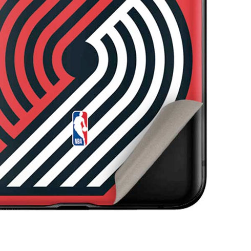NBA Portland Trail Blazers Large Logo Galaxy Z Flip Skin