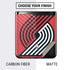 NBA Portland Trail Blazers Large Logo Galaxy Z Flip Skin