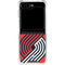NBA Portland Trail Blazers Large Logo Galaxy Z Flip5 5G Clear Case