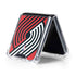 NBA Portland Trail Blazers Large Logo Galaxy Z Flip5 5G Clear Case
