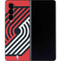 NBA Portland Trail Blazers Large Logo Galaxy Z Fold4 5G Skin