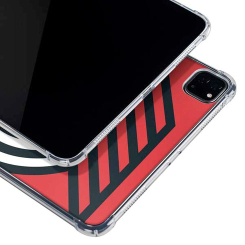 NBA Portland Trail Blazers Large Logo iPad Pro 12.9in (2020) Clear Case