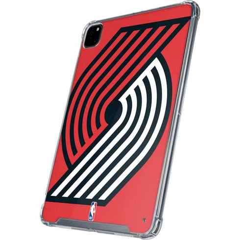 NBA Portland Trail Blazers Large Logo iPad Pro 12.9in (2020) Clear Case