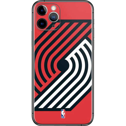 NBA Portland Trail Blazers Large Logo iPhone 11 Pro Skin