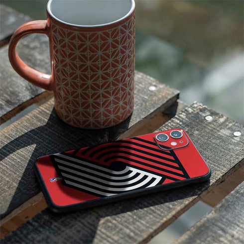 NBA Portland Trail Blazers Large Logo iPhone 11 Skin