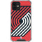 NBA Portland Trail Blazers Large Logo iPhone 12 Clear Case
