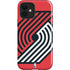 NBA Portland Trail Blazers Large Logo iPhone 12 Impact Case