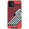 NBA Portland Trail Blazers Large Logo iPhone 12 Mini Clear Case