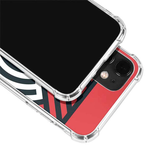 NBA Portland Trail Blazers Large Logo iPhone 12 Mini Clear Case