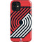 NBA Portland Trail Blazers Large Logo iPhone 12 Mini Impact Case